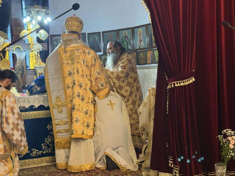 Χειροτονία πρεσβυτέρου στον Άγιο Αθανάσιο Δράμας